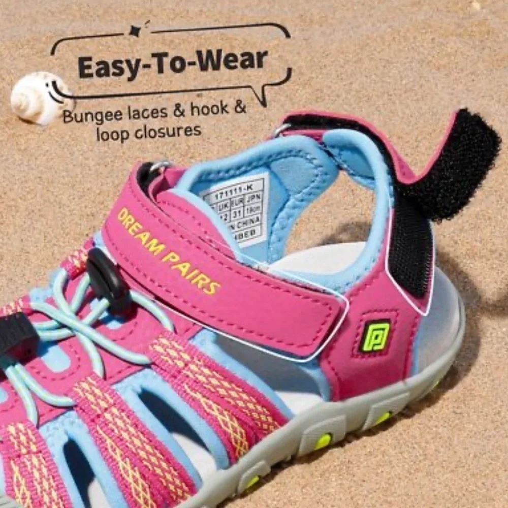 NIB DREAM PAIRS Outdoor Closed-Toe Sandals